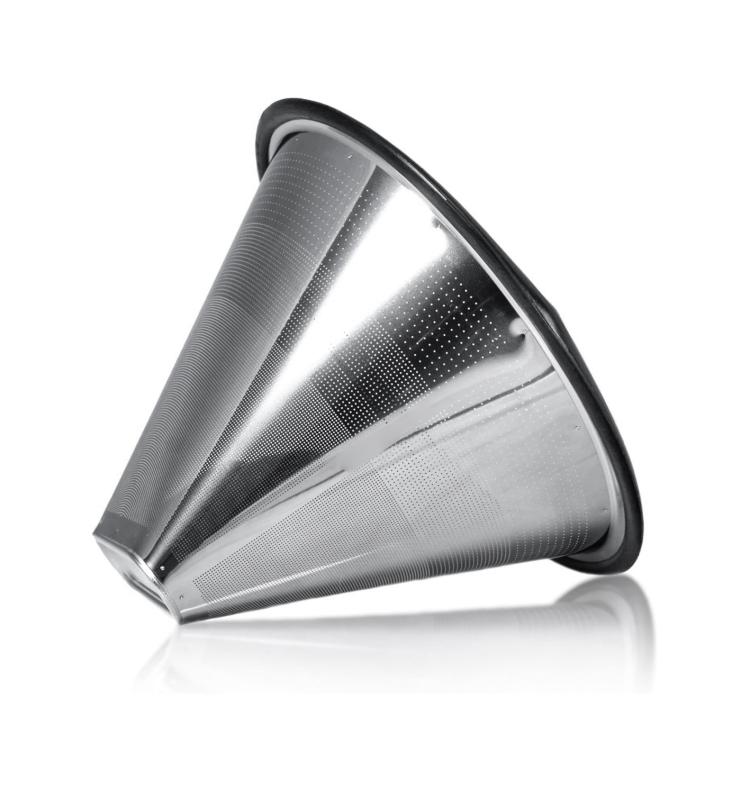 Enkeltlags kaffefilter i rustfrit stål til Moccamaster KBT/KBGV