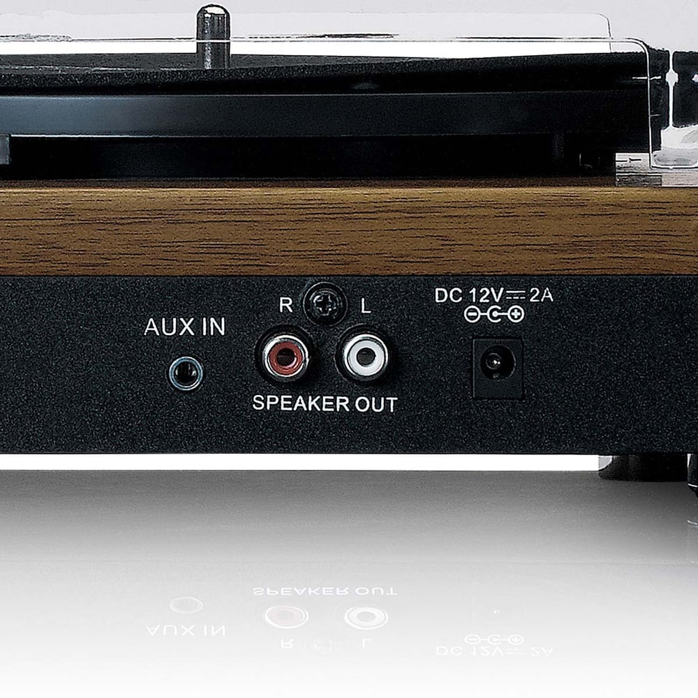 Lenco LS-100 pladespiller med Bluetooth, 2 x 10 W højttalere – eg