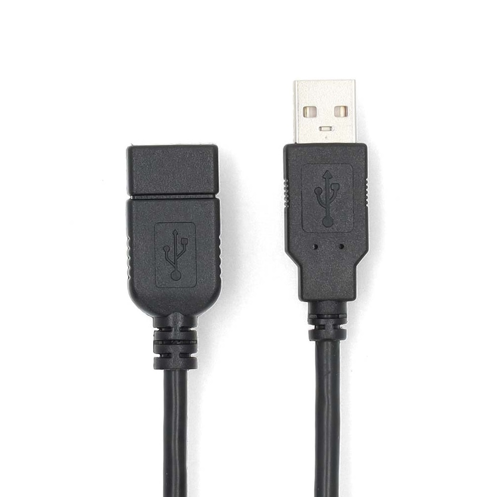 Nedis USB-forlængerkabel 2 m - USB 2.0 med 480 Mbit/s