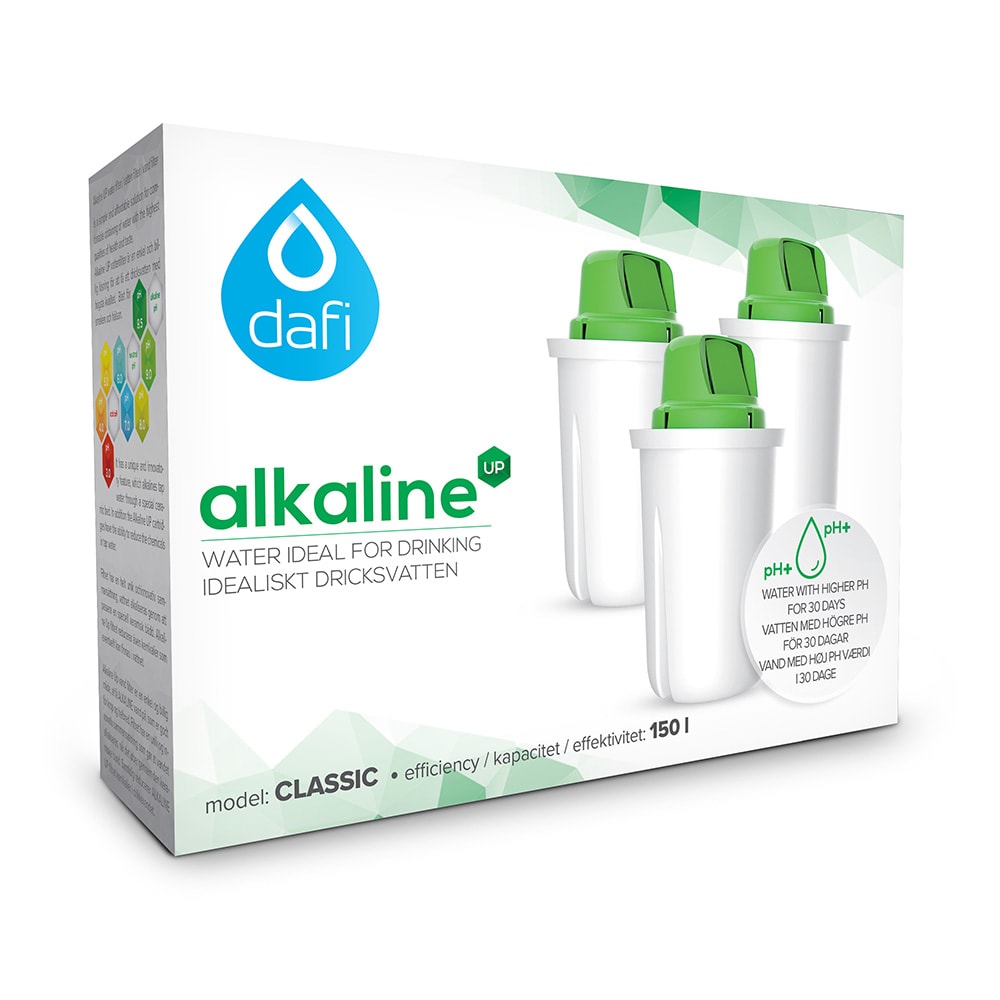 Filterpatroner pH+ Balance til Dafi-vandkande - 3-pak