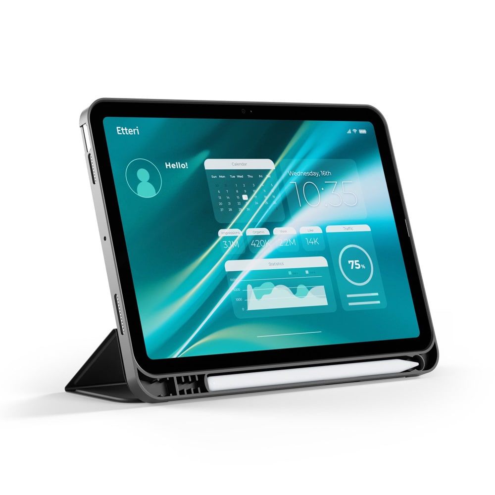 Etteri Flip-cover til Apple iPad Pro 11" (2024) – Sort