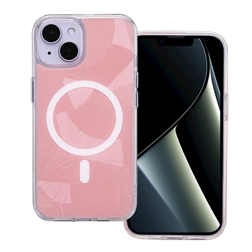 Backshell med MagSafe til iPhone 15 - Pink