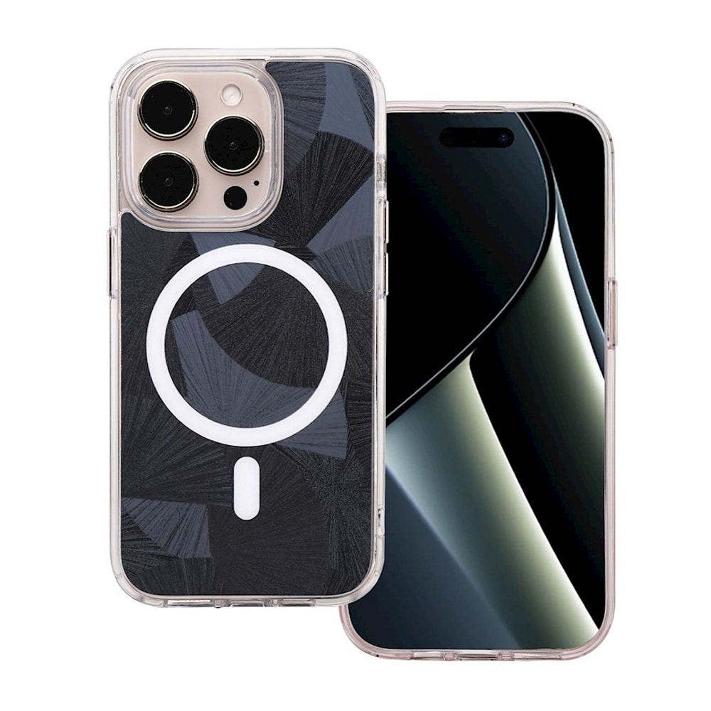 Bagskal med MagSafe til iPhone 15 Pro - Svart