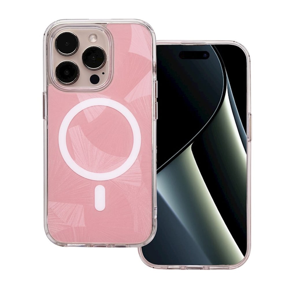Bagskal med MagSafe til iPhone 15 Pro - Pink