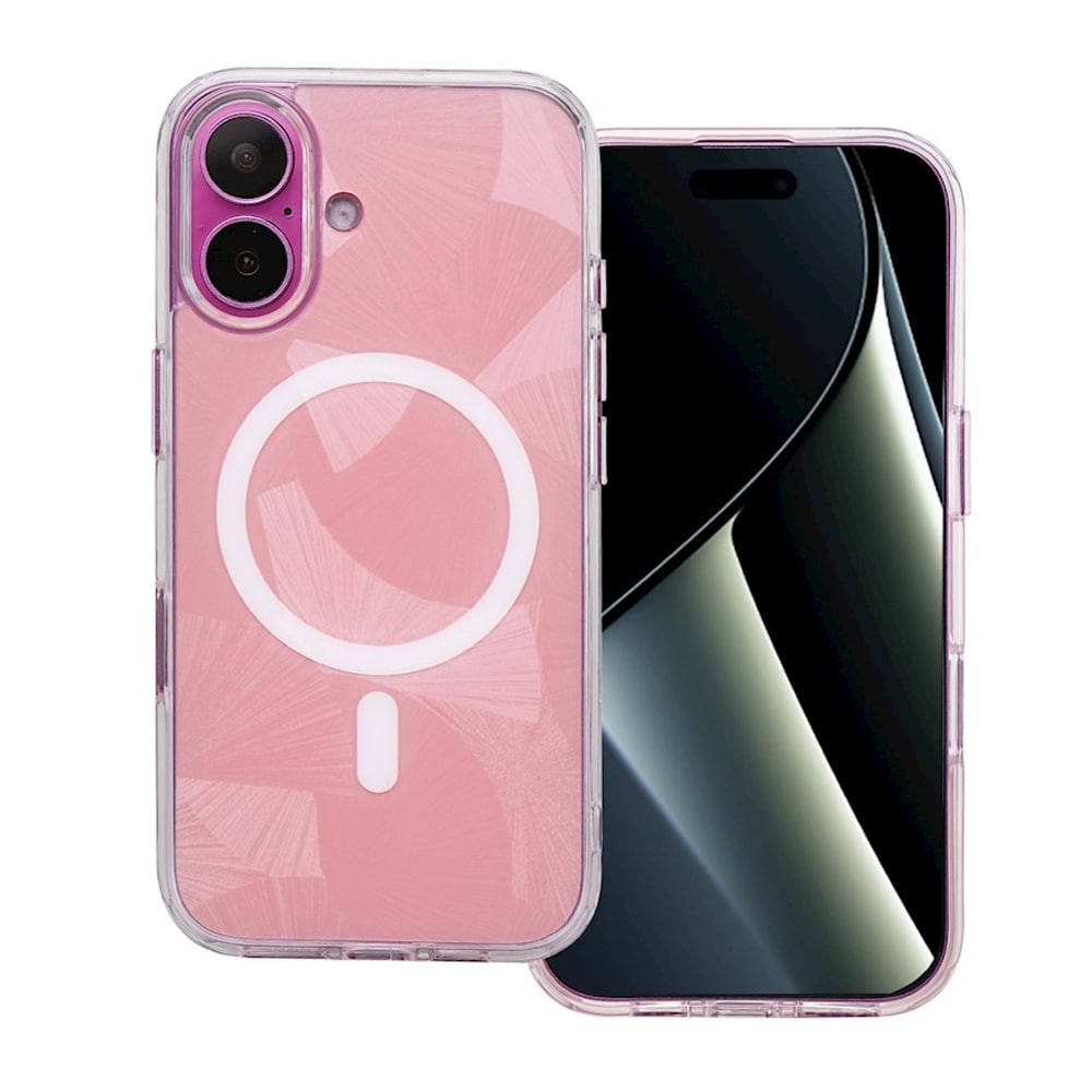Backshell med MagSafe til iPhone 16 - Pink