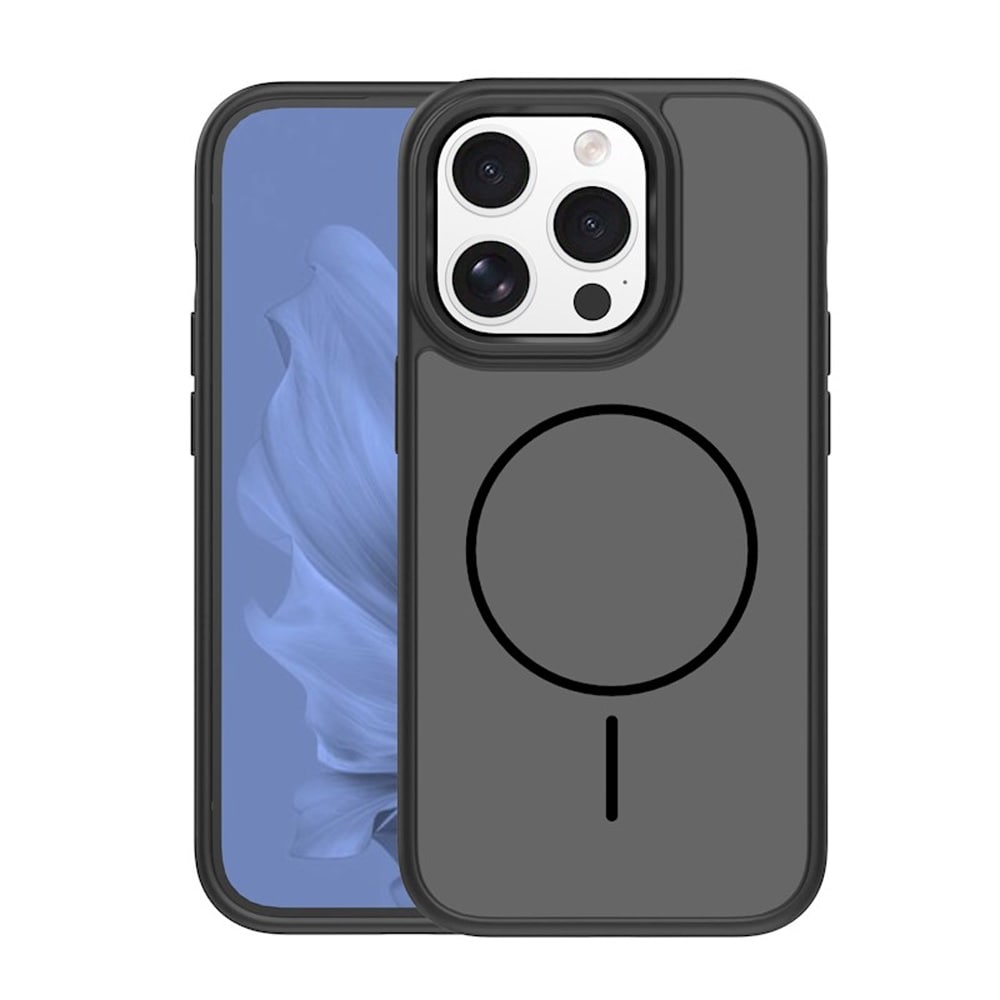 Tyndt bagcover med MagSafe til iPhone 15 Pro - Svart