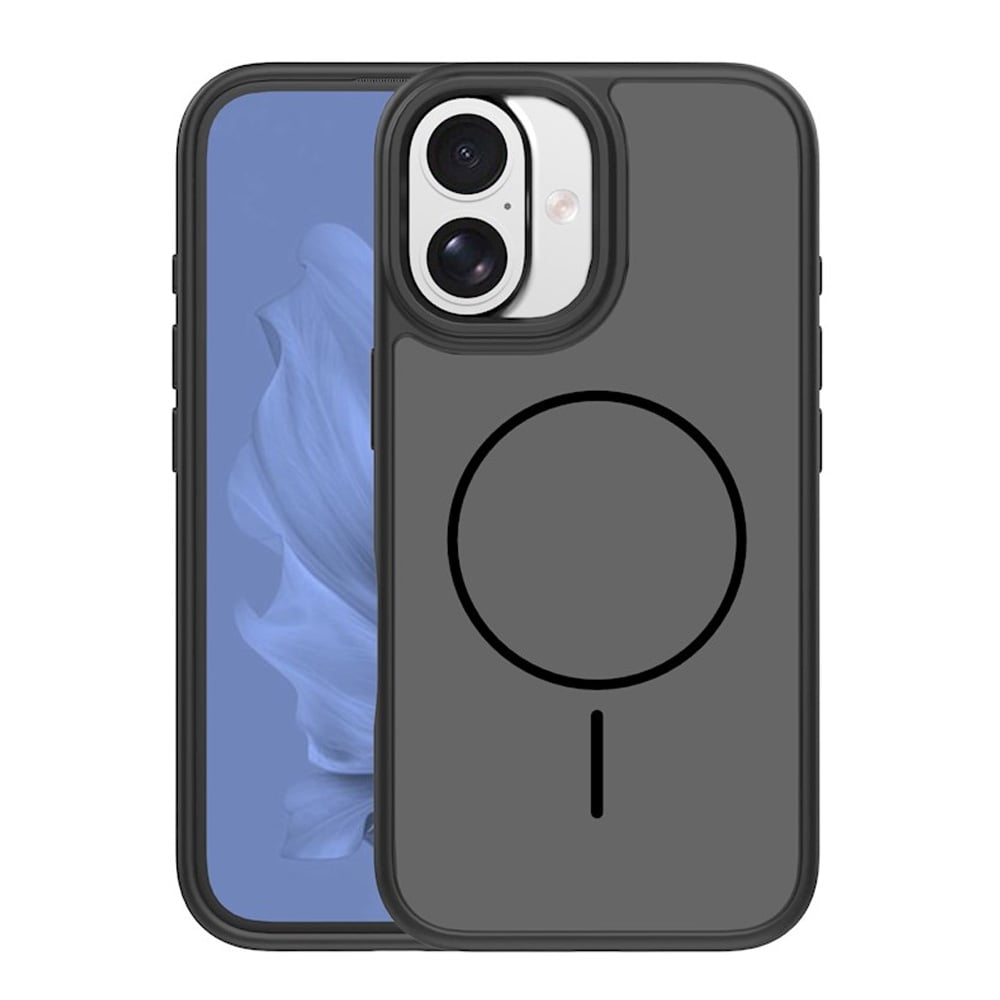 Tynd bagskal med MagSafe til iPhone 16 - Svart