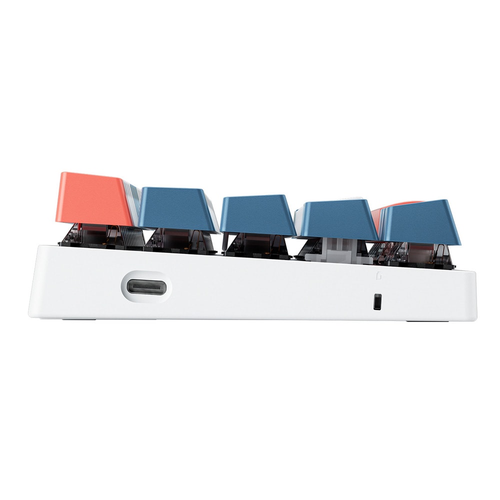 Machenike K500-B61 60 % mekanisk tastatur / Gamingtastatur – hvid/blå