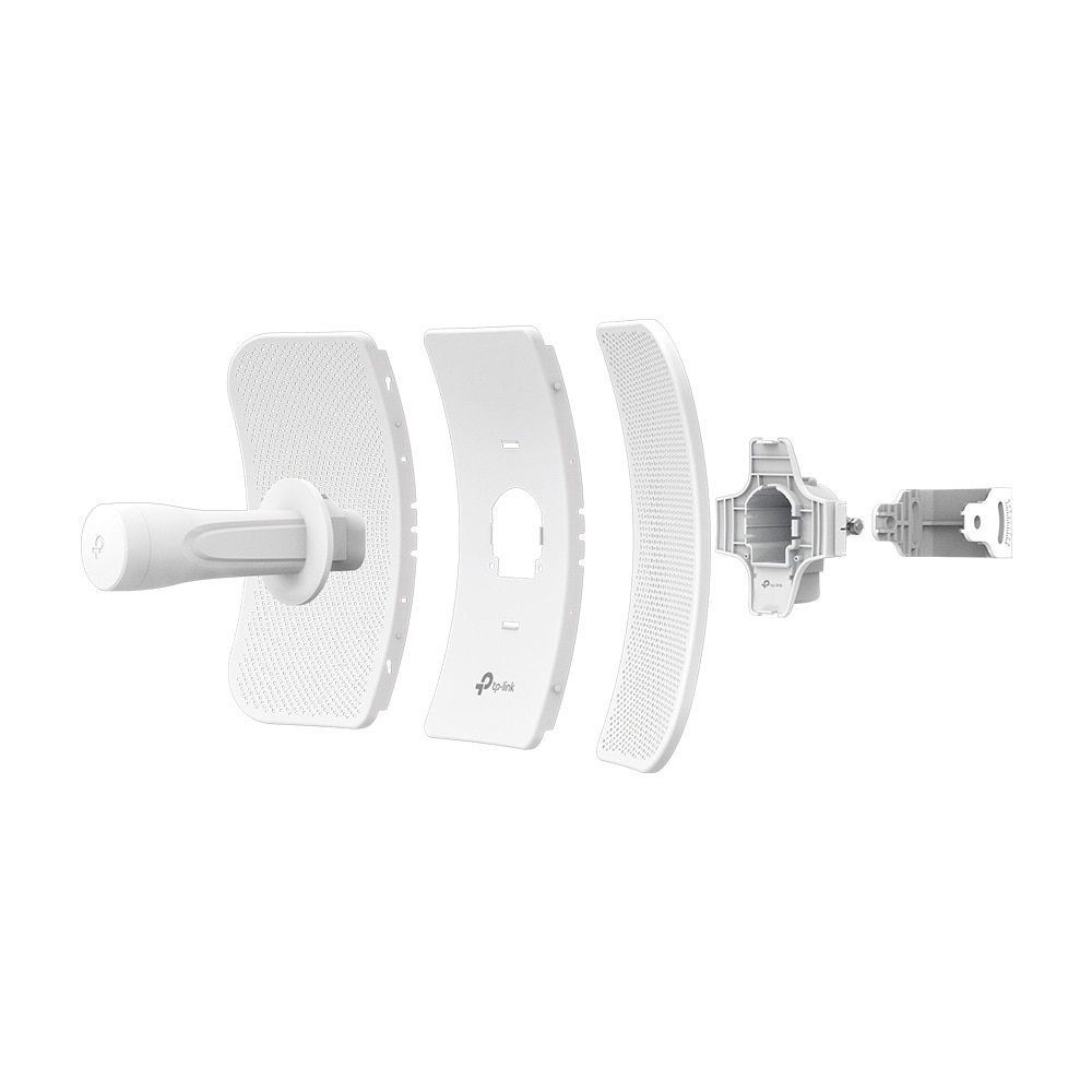 TP-Link CPE710 retningsantenne til udendørs brug / 5 GHz WiFi-bro / 23 dBi Cassegrain-antenne / IP65 langdistancelink