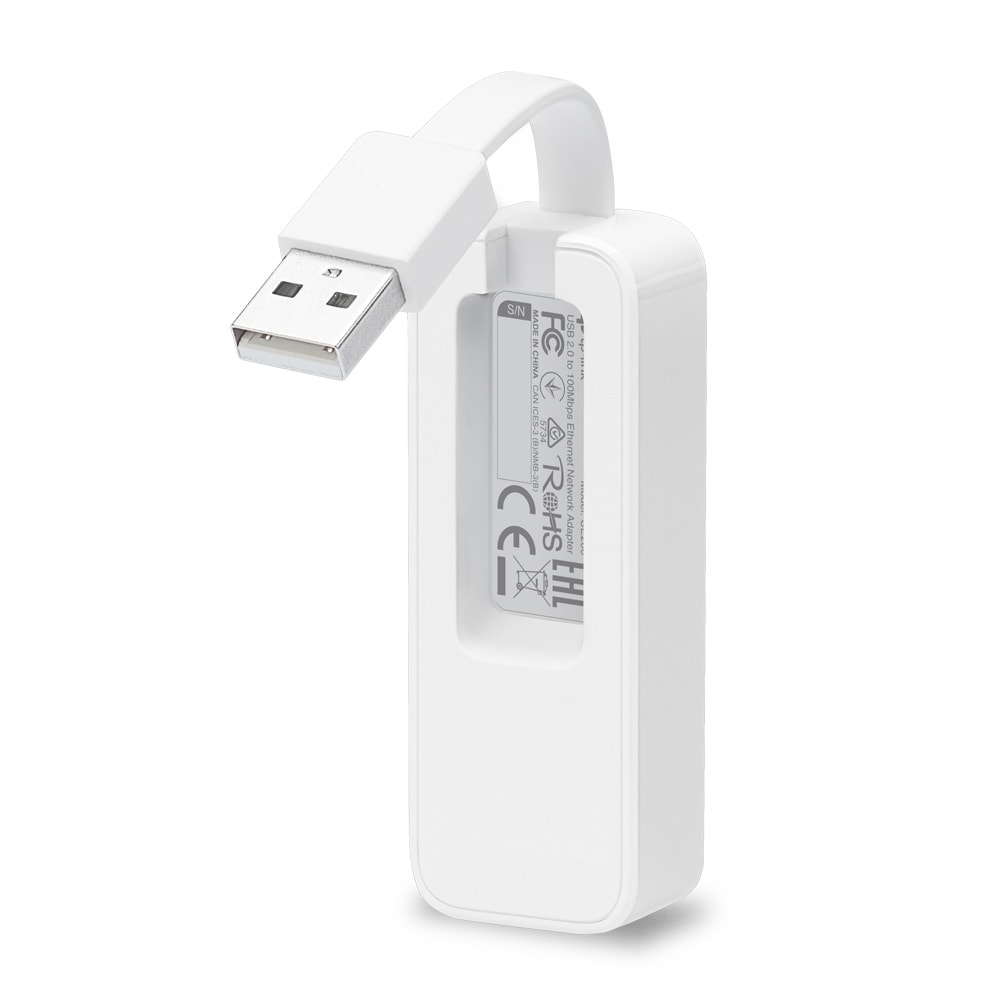 TP-Link UE200 Netværksadapter USB 2.0 til 10/100 Ethernet