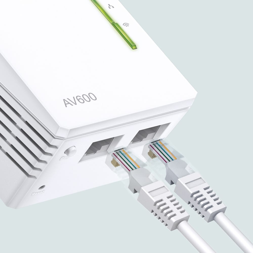 TP-Link TL-WPA4221 KIT AV600 WiFi Powerline Extender Starter Kit