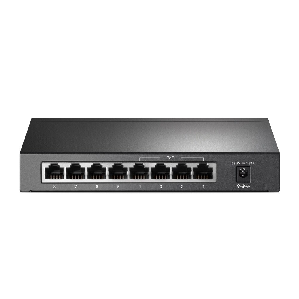 TP-LINK TL-SF1008P V5 8-ports Fast Ethernet-switch med PoE 10/100 Mbps