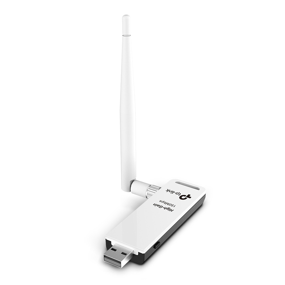 TP-LINK TL-WN722N WiFi USB-adapter 150 Mbit/s med high gain-antenne