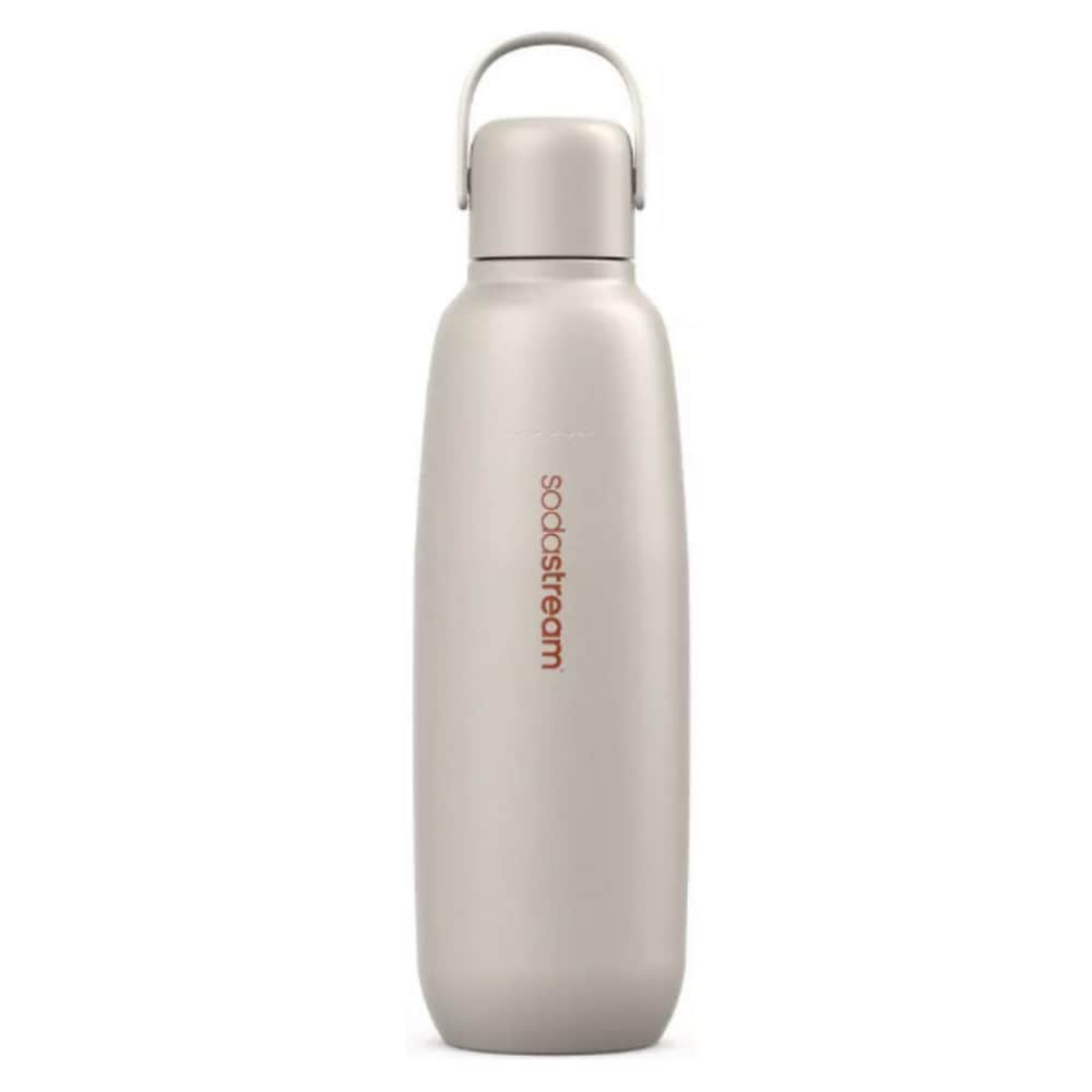 SodaStream Fizz & Go Cool DWS flaske 0,9 liter - rustfrit stål