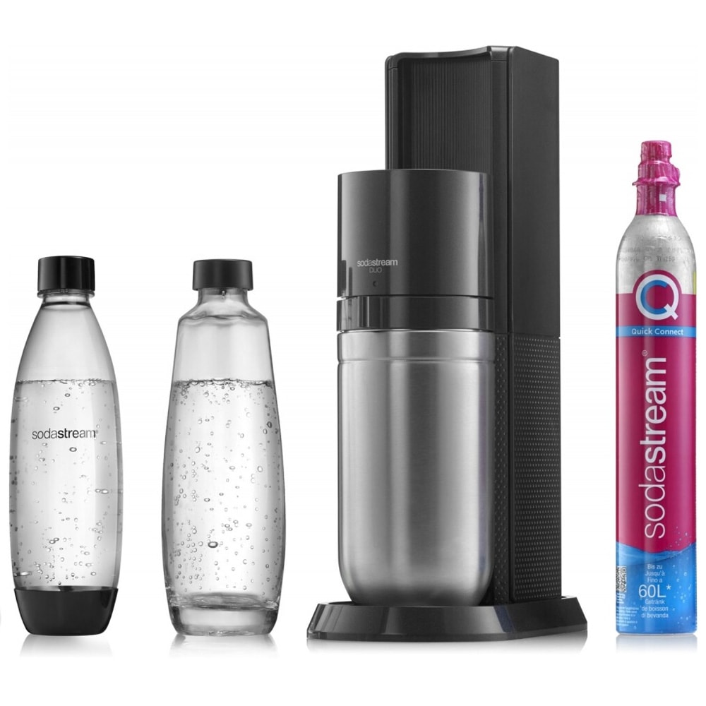 SodaStream DUO kulsyremaskine inkl. kulsyrecylinder - Svart