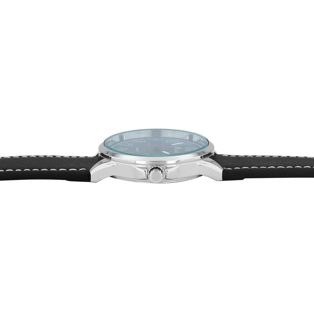 Excellanc Herreur med sort kunstlæderrem – 45 mm