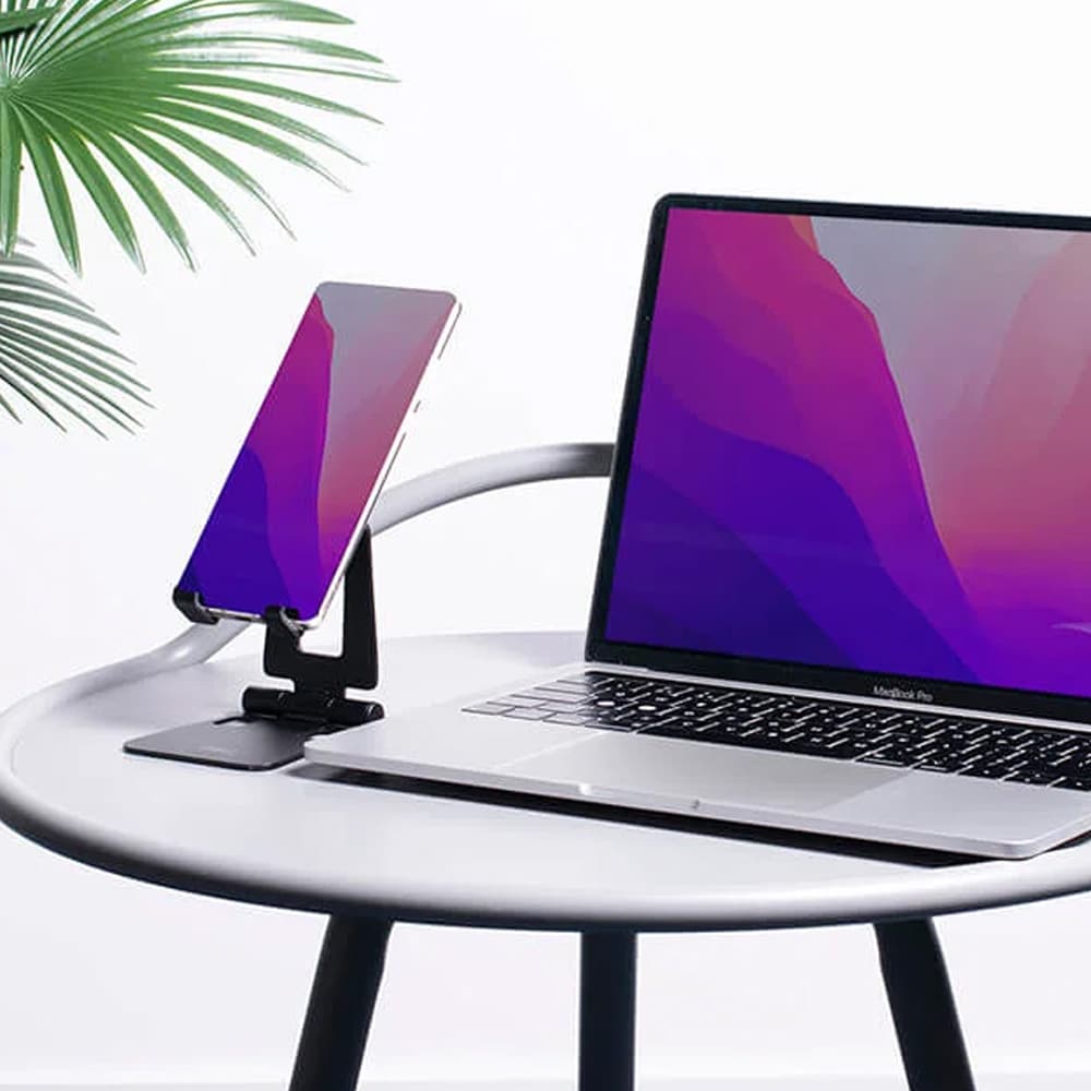 Desire2 Justerbar bordholder til smartphone - Svart