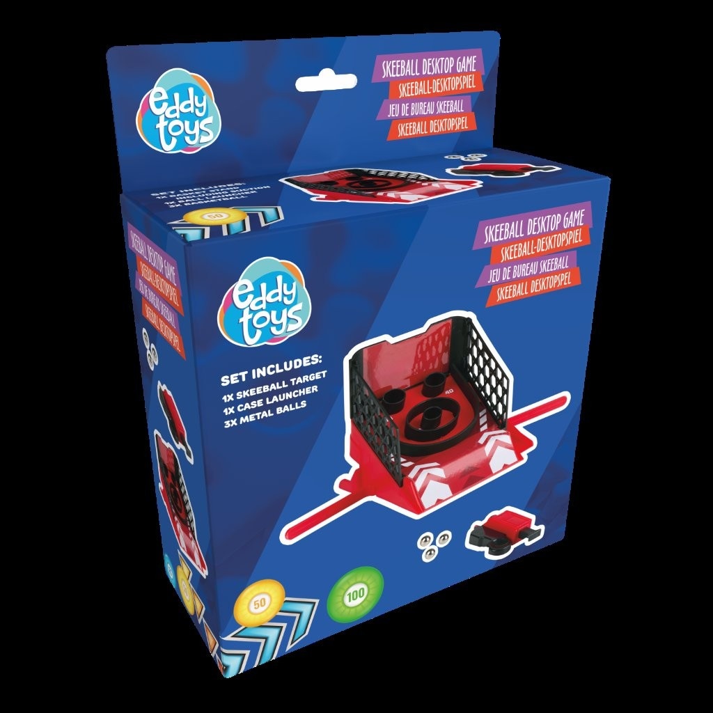 Skeeball-brætspil / skrivebordsspil / miniarkadespil