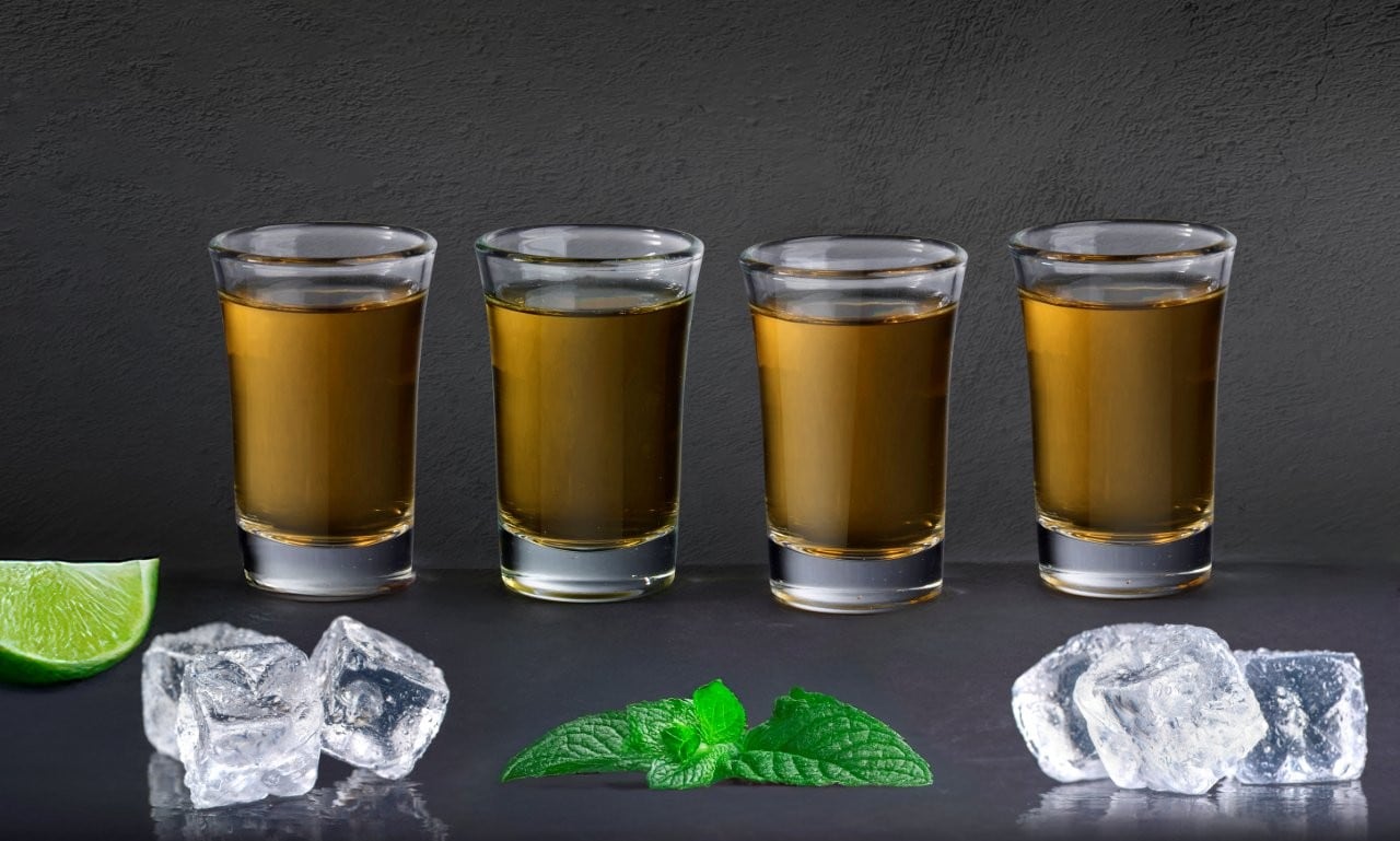 Shotglas / snapseglas / shooterglas - 45 ml 4-pak