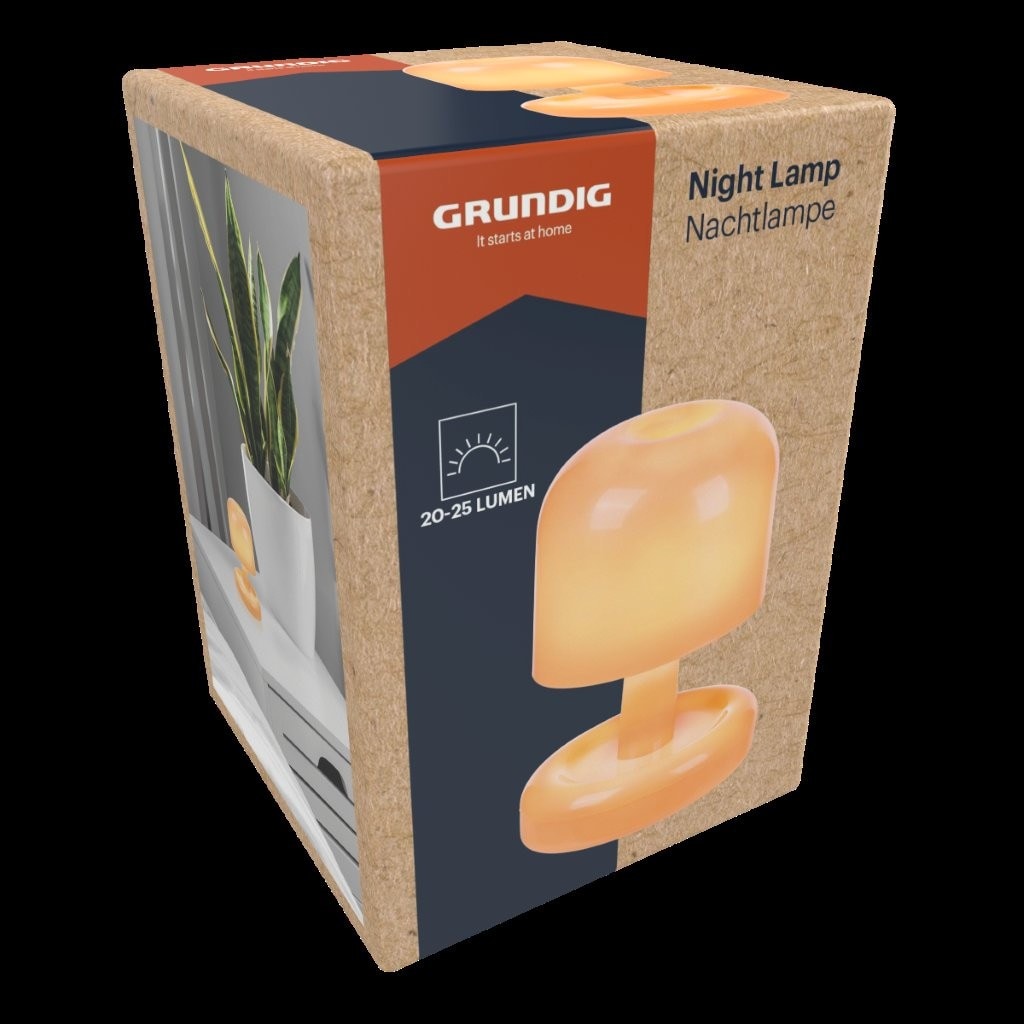 Grundig natlampe dekorativ LED / batteridrevet natlampe / stemningsbelysning bordlampe