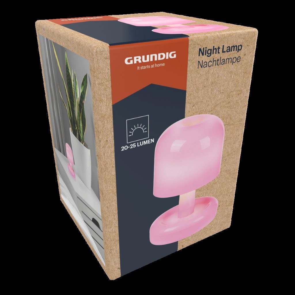 Grundig natlampe dekorativ LED / batteridrevet natlampe / stemningsbelysning bordlampe