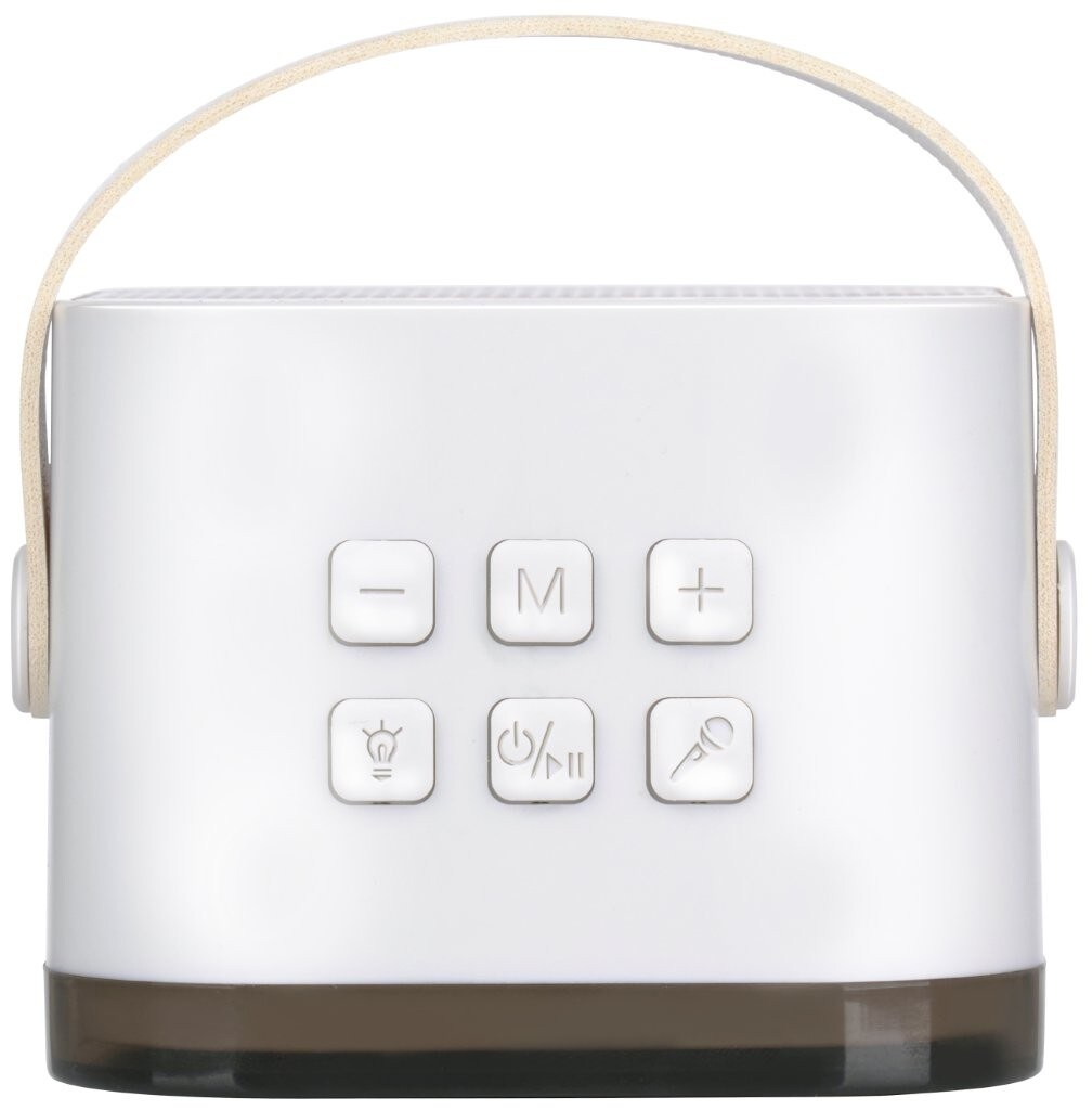 Karaokehøjttaler med trådløs mikrofon og RGB-lys / bærbart mini-karaokesæt med Bluetooth
