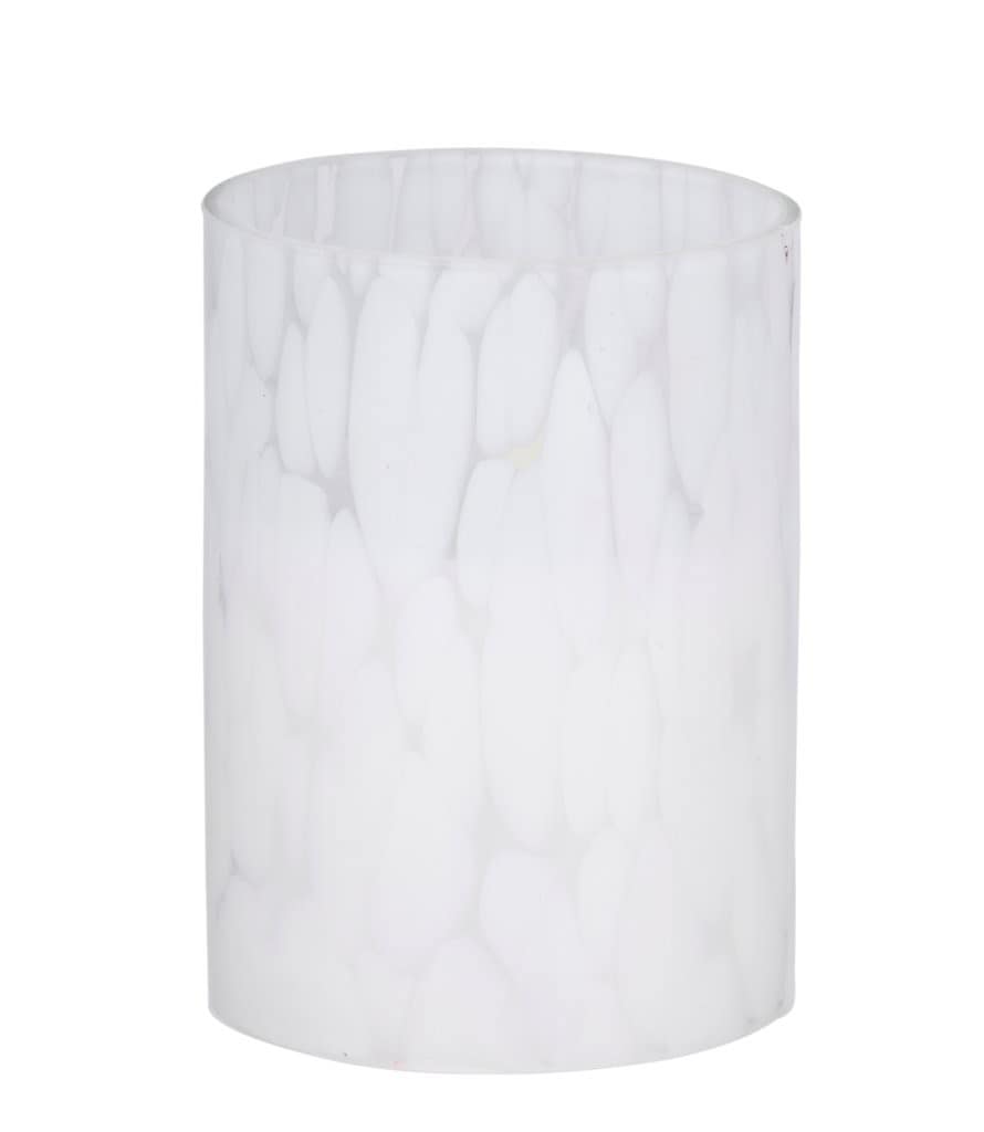 LED glaslygte Ø9 x 12 cm / batteridrevet LED glaslys / dekorativ LED lanterne