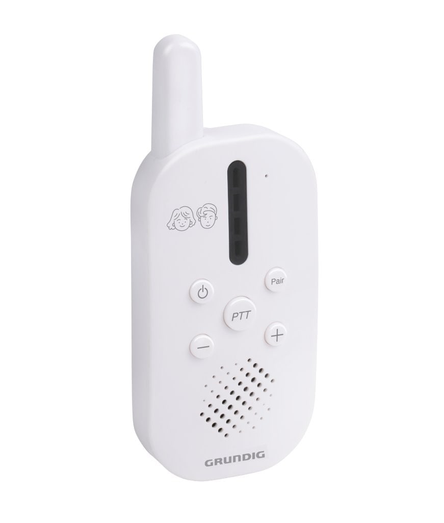 Grundig trådløs babyalarm 2,4 GHz / digital babyvakt med lyd / babymonitor med tovejskommunikation