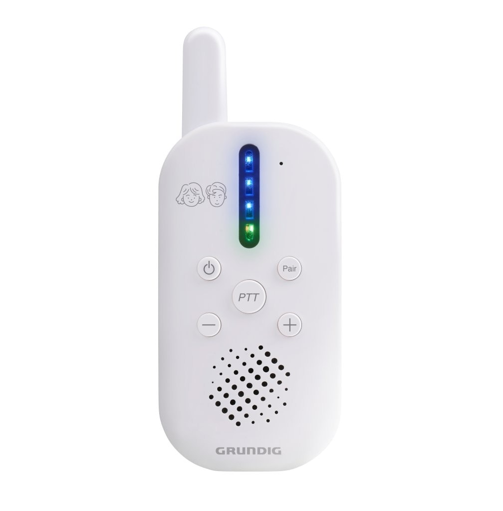 Grundig trådløs babyalarm 2,4 GHz / digital babyvakt med lyd / babymonitor med tovejskommunikation