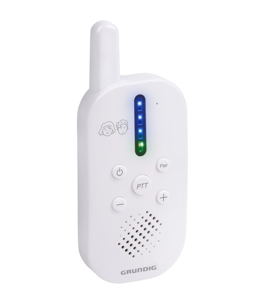 Grundig trådløs babyalarm 2,4 GHz / digital babyvakt med lyd / babymonitor med tovejskommunikation