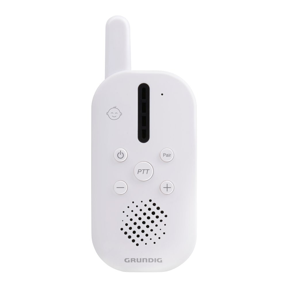 Grundig trådløs babyalarm 2,4 GHz / digital babyvakt med lyd / babymonitor med tovejskommunikation