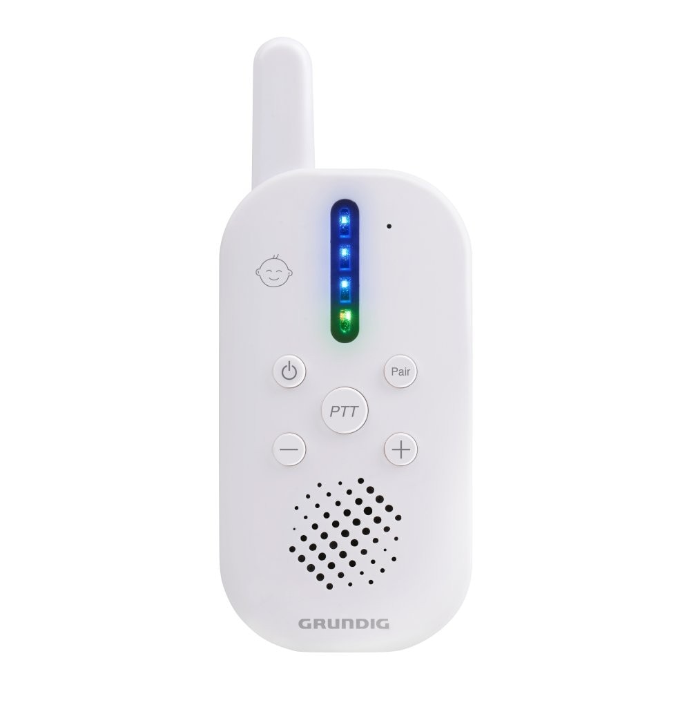 Grundig trådløs babyalarm 2,4 GHz / digital babyvakt med lyd / babymonitor med tovejskommunikation