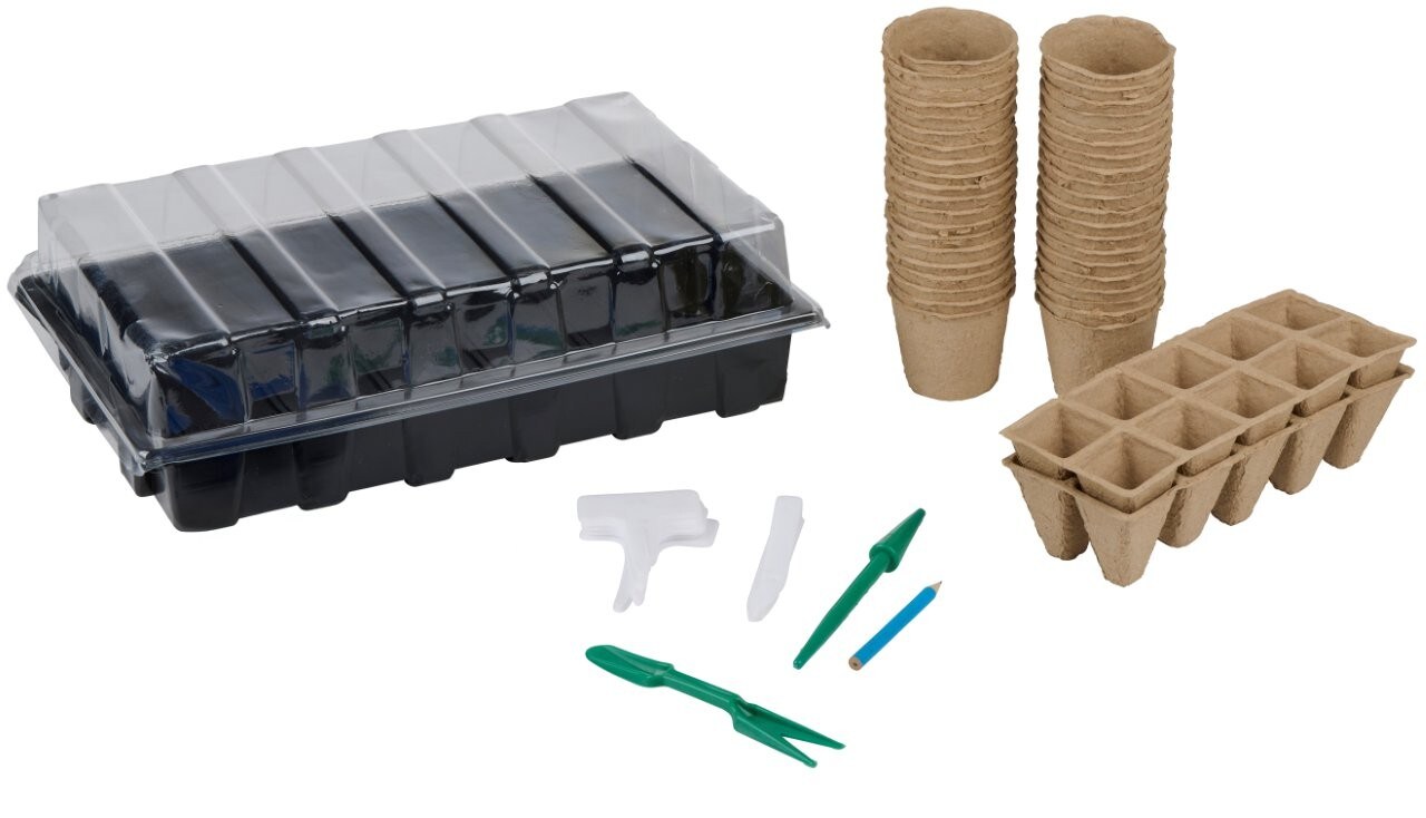 Plantedyrkningssæt / dyrkningssæt til frøsåning / minidrivhusdyrkningssæt