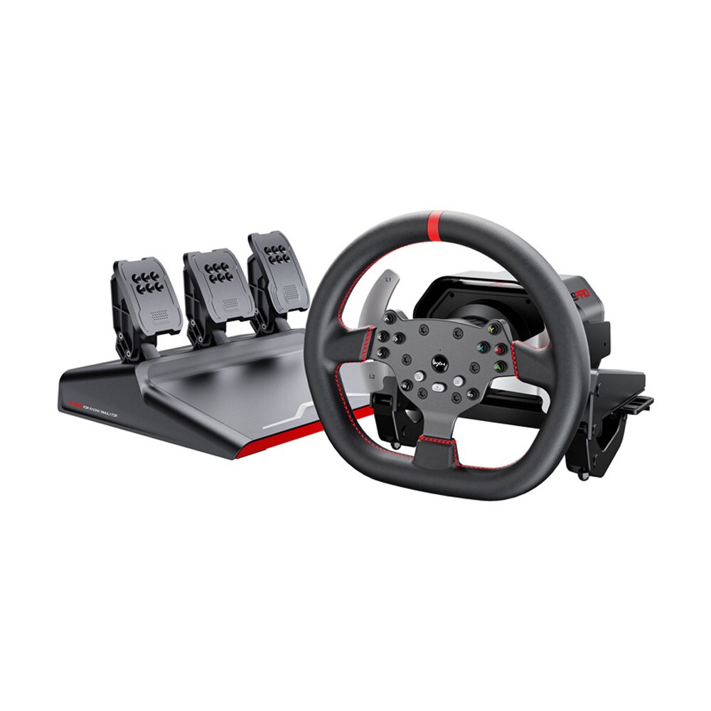 PXN V10 Pro racersimulatorsæt / Direct Drive-rat med 3 pedaler / simracing-sæt til PC, PS4 og Xbox
