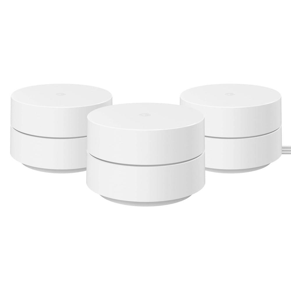Google Wi-Fi (2 Gen) mesh-system / mesh-router / trådløst WiFi-system - 3-pak