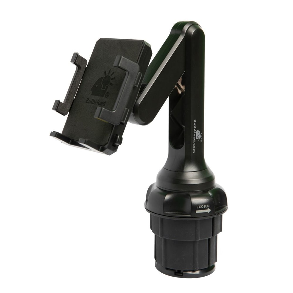 Mobiltelefonholder / telefonholder / holder til bilens kopholder med 360° rotation
