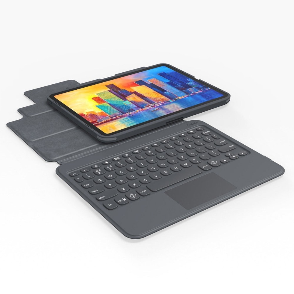 Zagg Pro Keys iPad 10,2" 7.–9. generation / tastaturetui med pegefelt / Bluetooth / QWERTZ