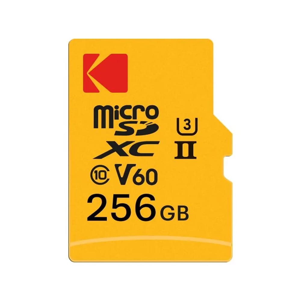 Kodak MicroSDXC Class 10 UHS-II U3 V60 300/110MB/s 256GB / MicroSDXC-hukommelseskort / Flash-hukommelseskort til mobil og kamera