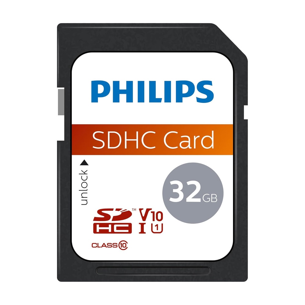 Philips 32 GB SDHC Class 10-hukommelseskort / SDHC-kort / SD-hukommelseskort til kamera og computer