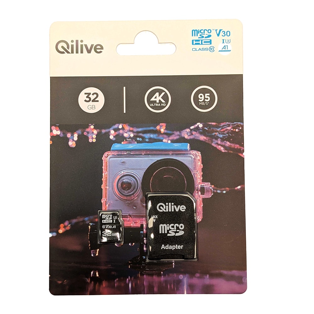 Qilive microSDHC klasse 10 A1 V30 32GB