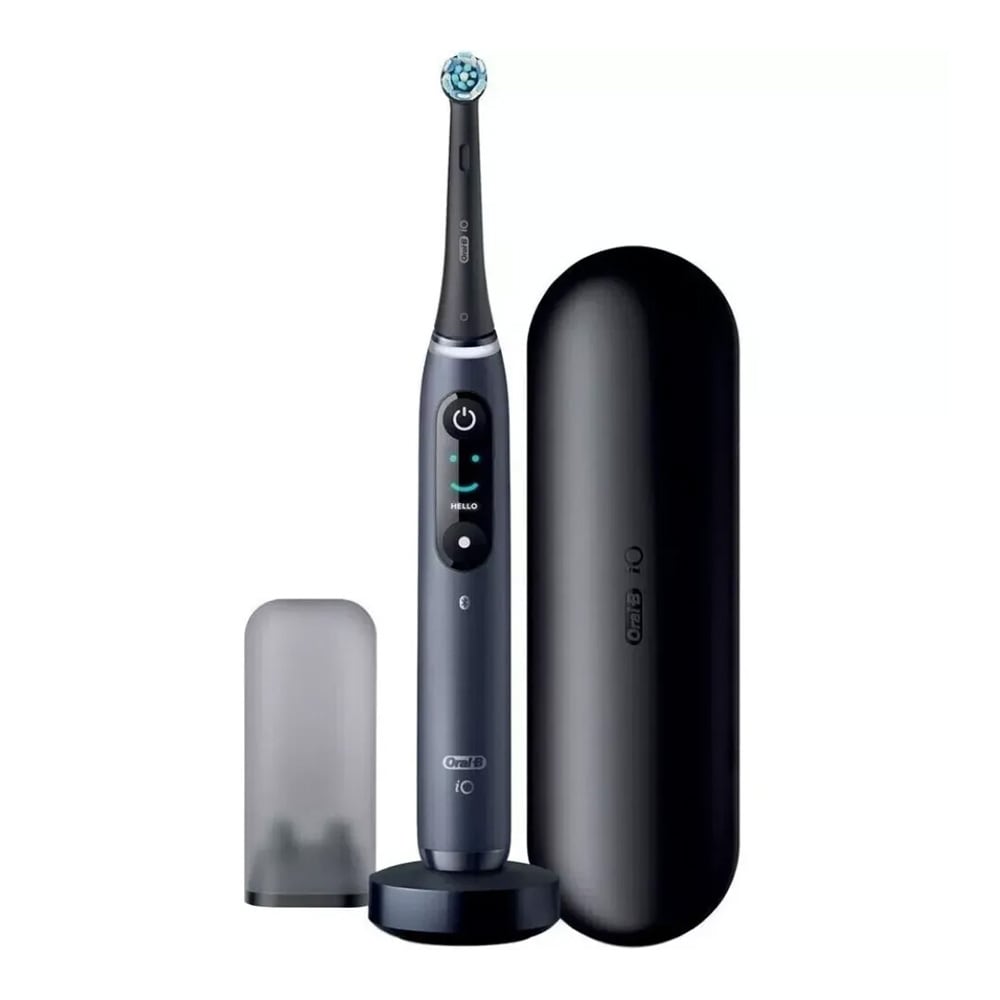 Oral-B iO Series 8N elektrisk tandbørste - sort onyx / elektrisk tandbørste med magnetisk teknologi / smart tandbørste med app