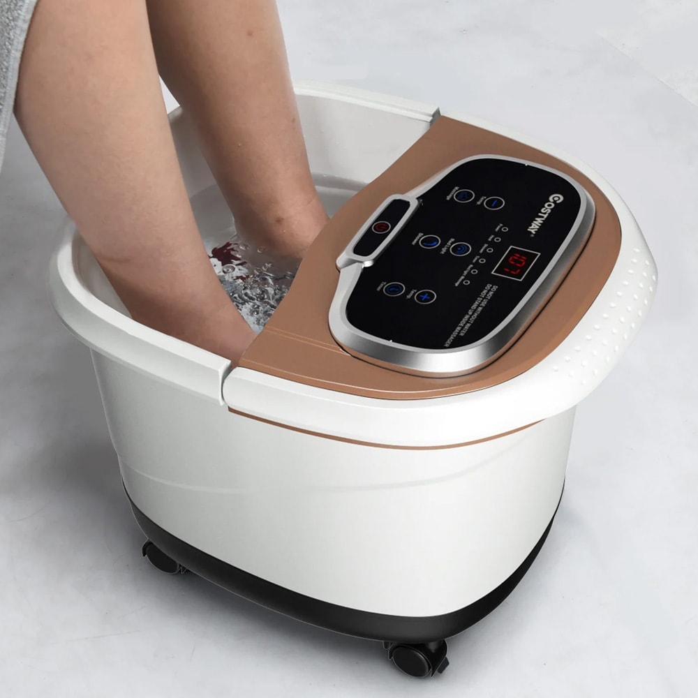 Fodbad med varme og shiatsu – elektrisk fodmassage med infrarød funktion