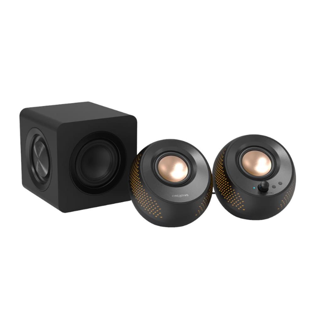 Creative 2.1-højttalersystem med subwoofer – pc-højttalere med Bluetooth, USB-C og RGB