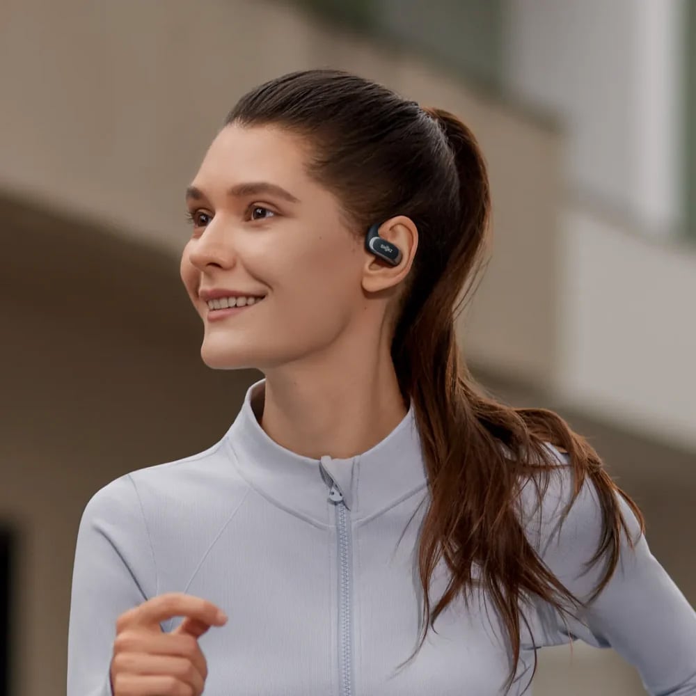 Shokz OpenFit Air trådløse open-ear-høretelefoner – sportshøretelefoner med Bluetooth