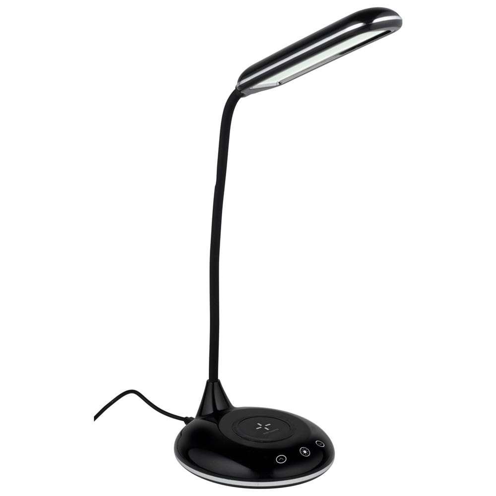 Grundig LED-bordlampe med 10 W trådløs opladning / skrivebordslampe / dæmpbar lampe med touch-kontrol