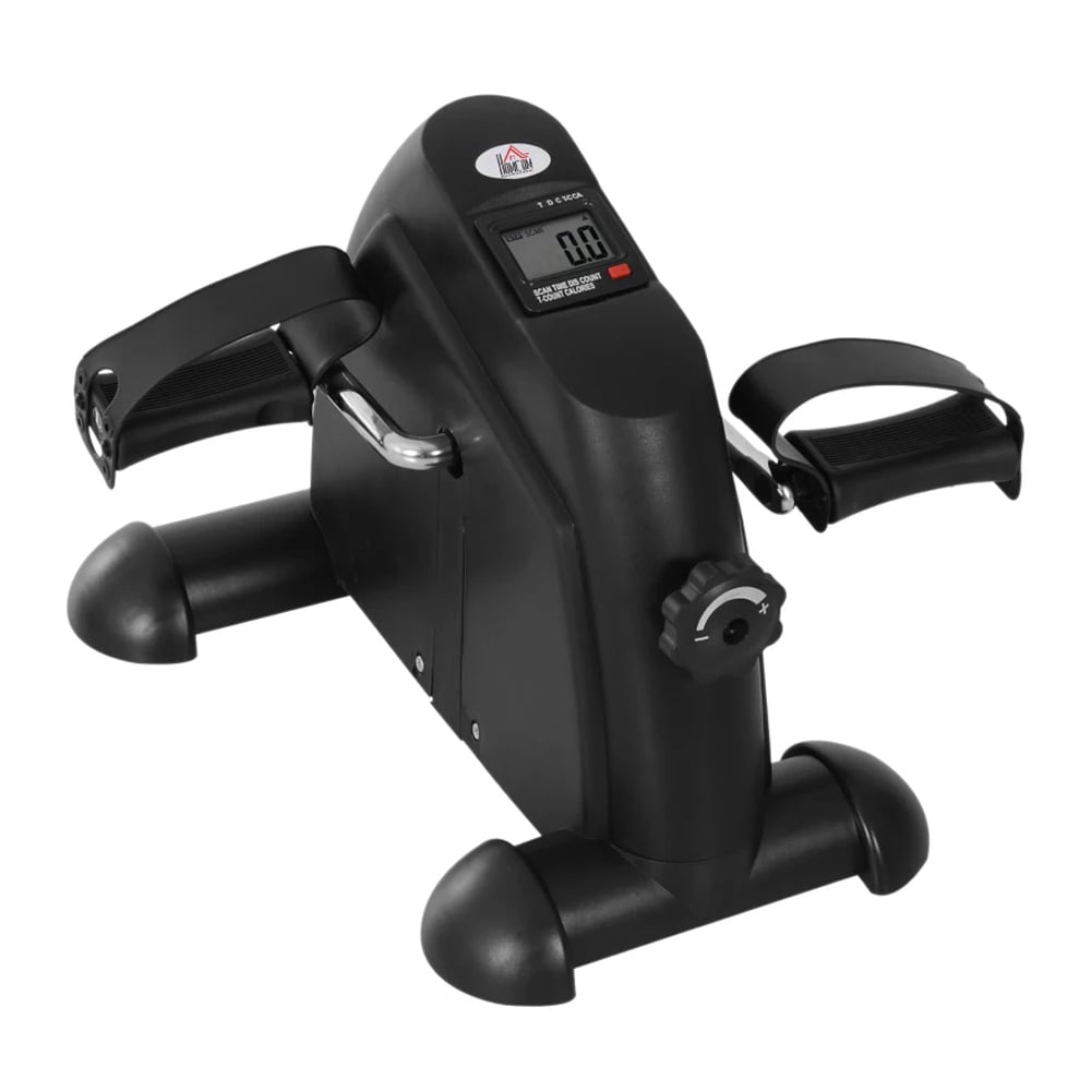 Pedaltræner med LCD-display / mini-motionscykel til arme og ben / motionscykel med justerbar modstand / kompakt rehab-træner