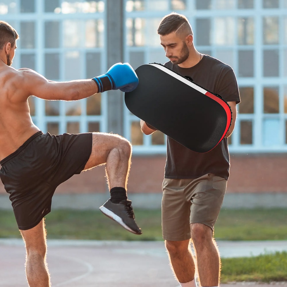 Sparkepude til kampsport / stødabsorberende slag- og sparkepude / træningspude til Muay Thai og kickboksning