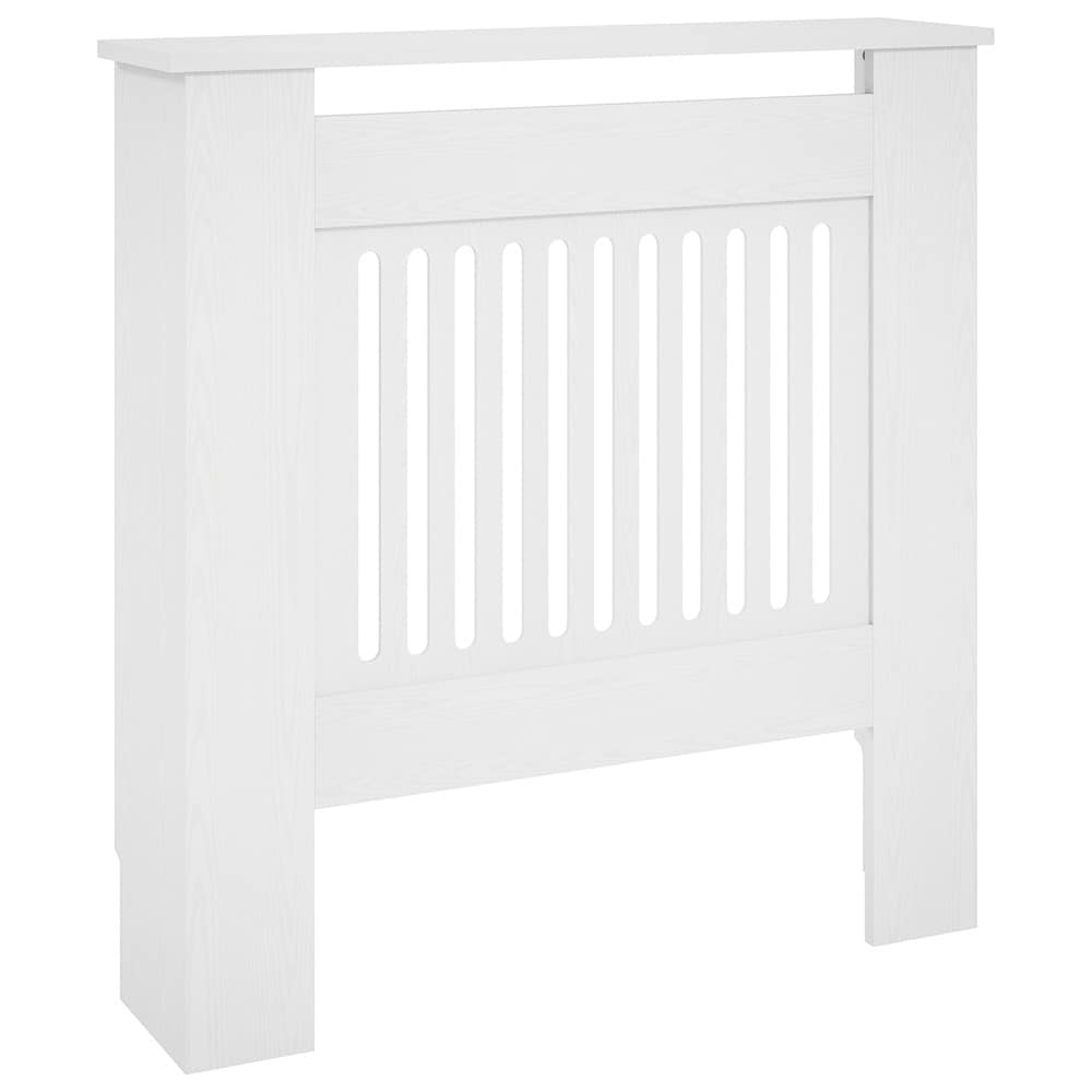 Element cover - hvid radiatorskjuler 79x19x81cm med hylde