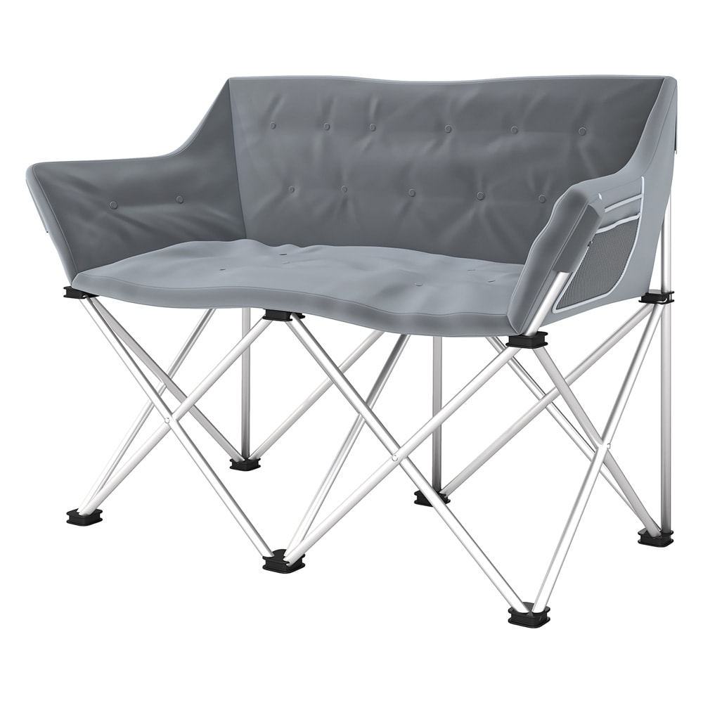 Campingsofa - 2-personers campingstol / sammenklappelig udendørs sofa til camping