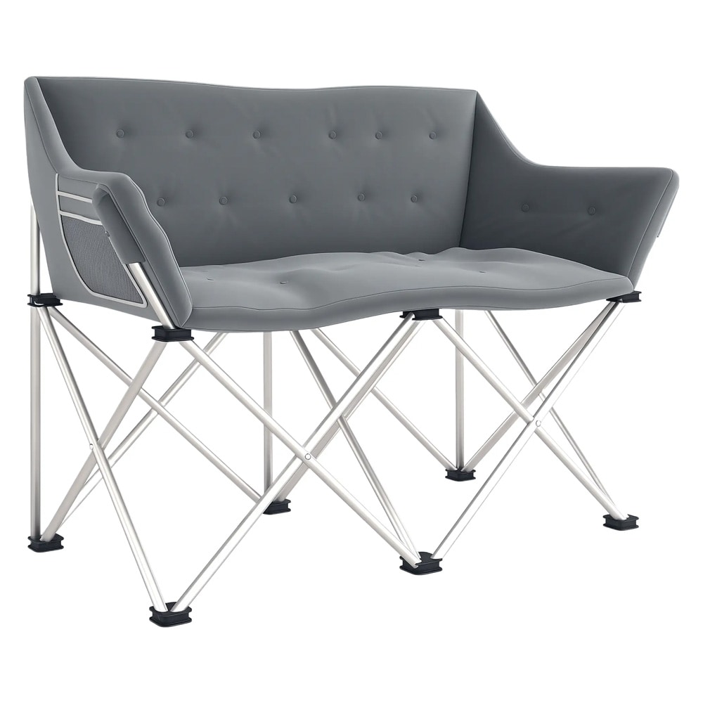 Campingsofa - 2-personers campingstol / sammenklappelig udendørs sofa til camping